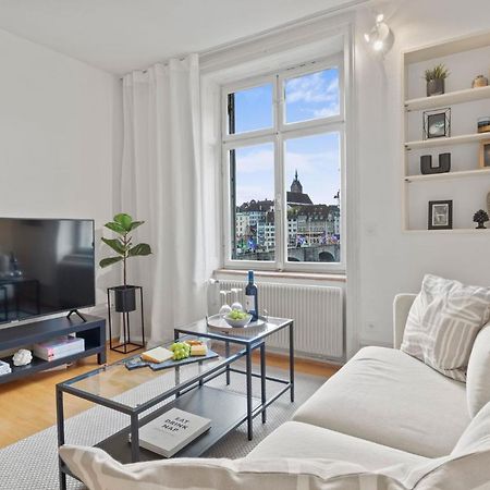 True Basel - Stadtwohnung I Rheinblick Zewnętrze zdjęcie