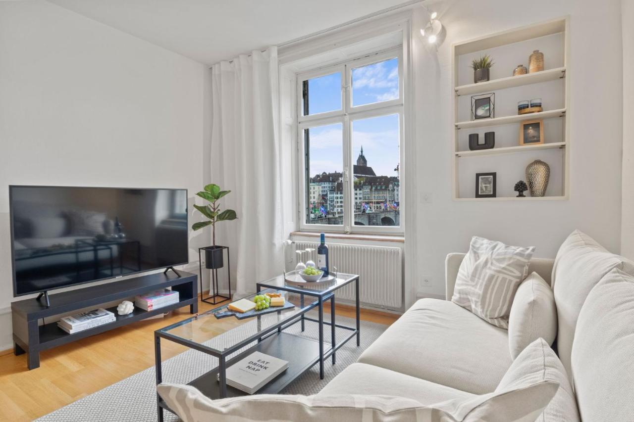 True Basel - Stadtwohnung I Rheinblick Zewnętrze zdjęcie
